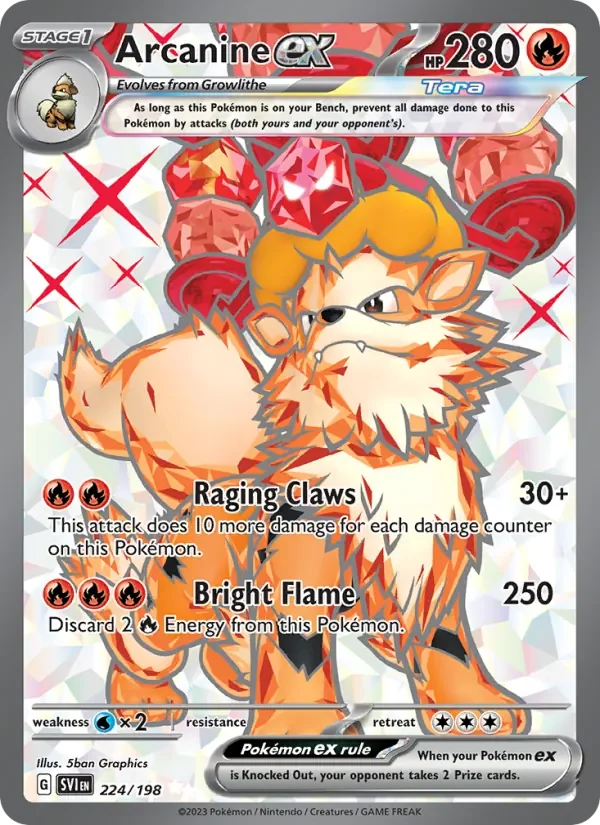 Arcanine ex - Full Art