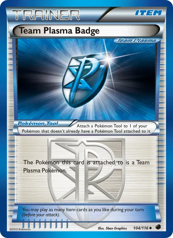 Team Plasma Badge - Non-holo