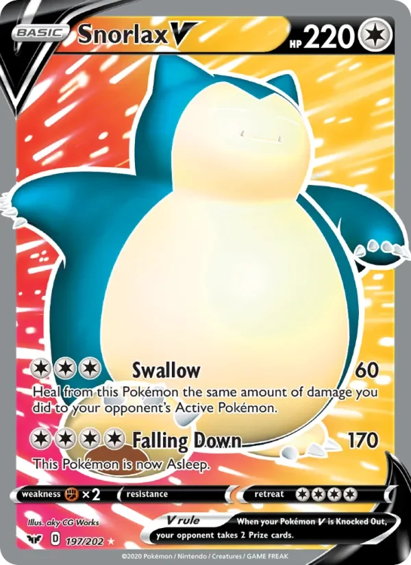 Snorlax V - Holo