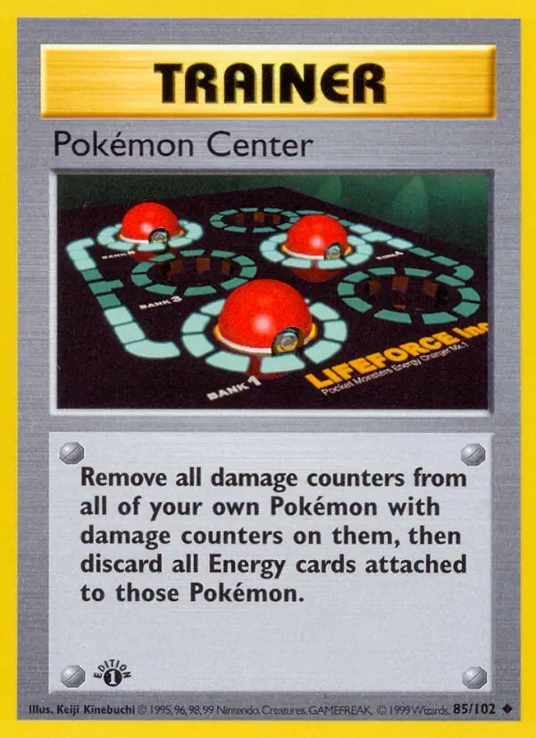 Pokémon Center - Non-holo - 1999-2000 copyright