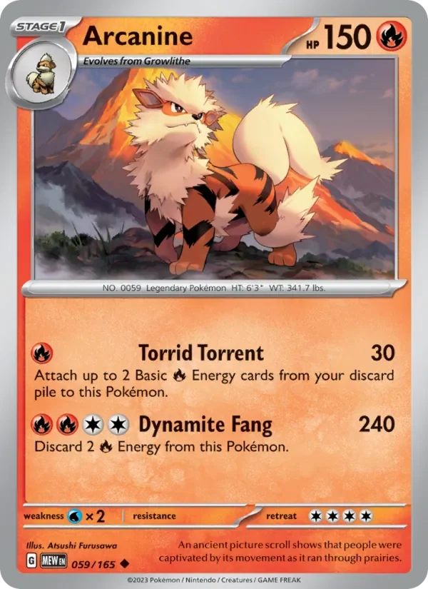 Arcanine - Non-holo