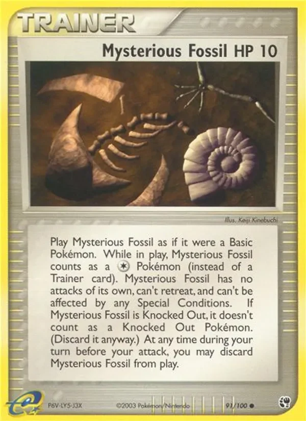 Mysterious Fossil - Non-holo