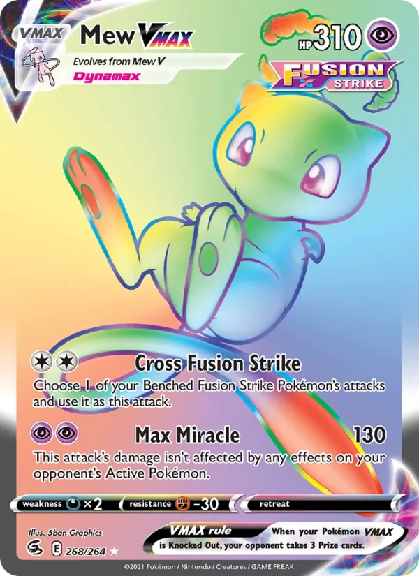 Mew VMAX - Holo - Rainbow