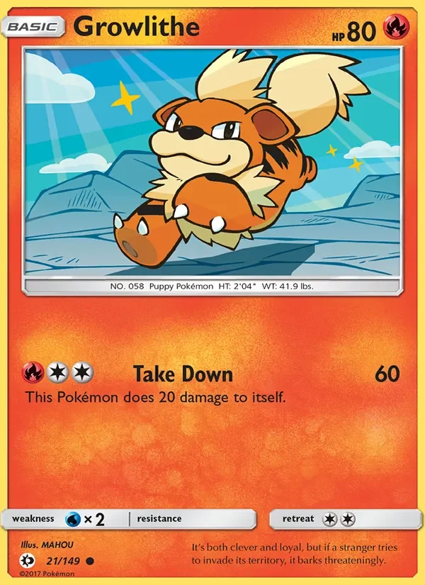Growlithe - Non-holo