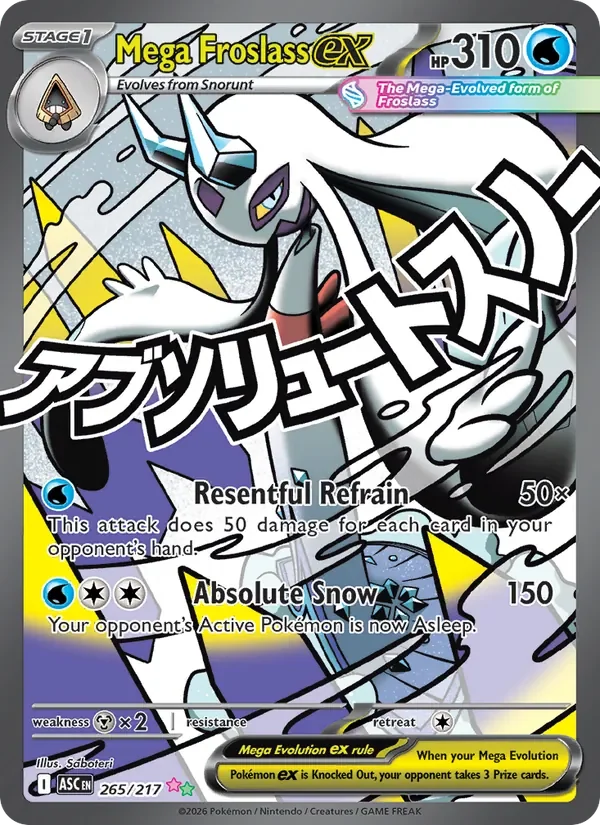 Mega Froslass ex - Holo