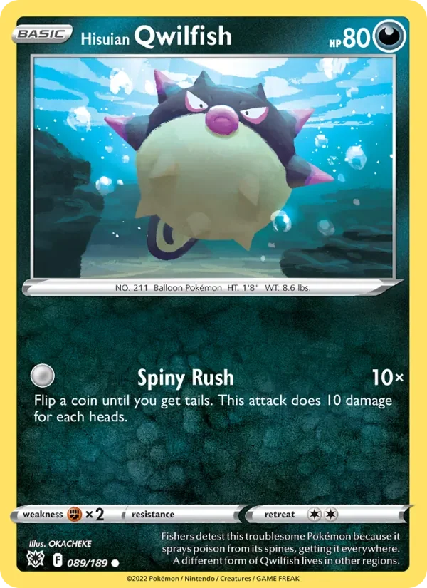 Hisuian Qwilfish - Non-holo