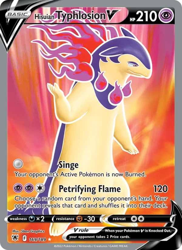 Hisuian Typhlosion V - Holo