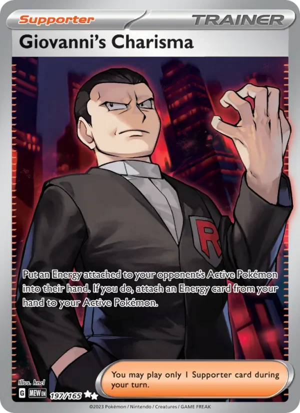 Giovanni's Charisma - Full Art