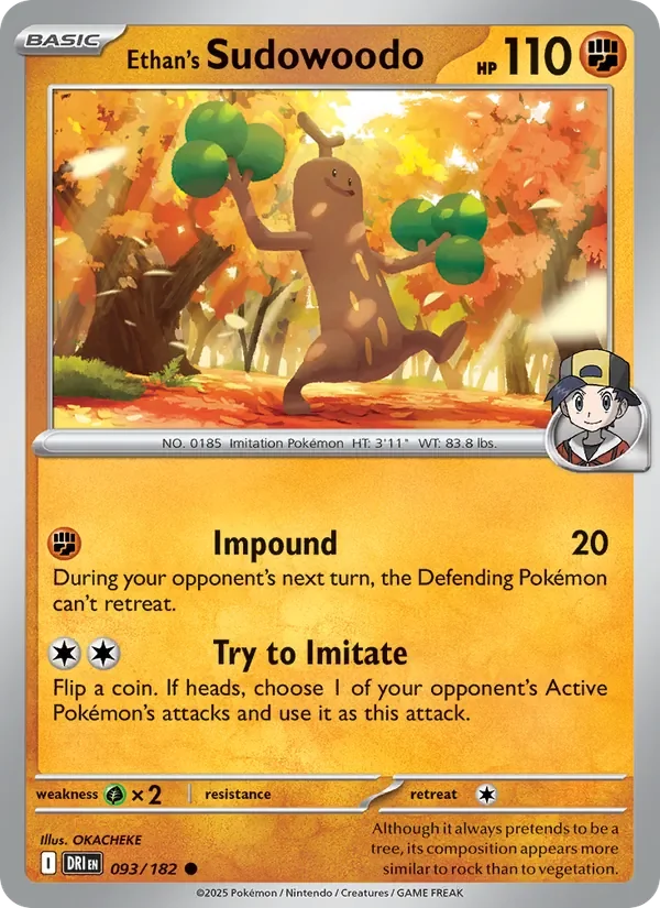 Ethan's Sudowoodo - Non-holo