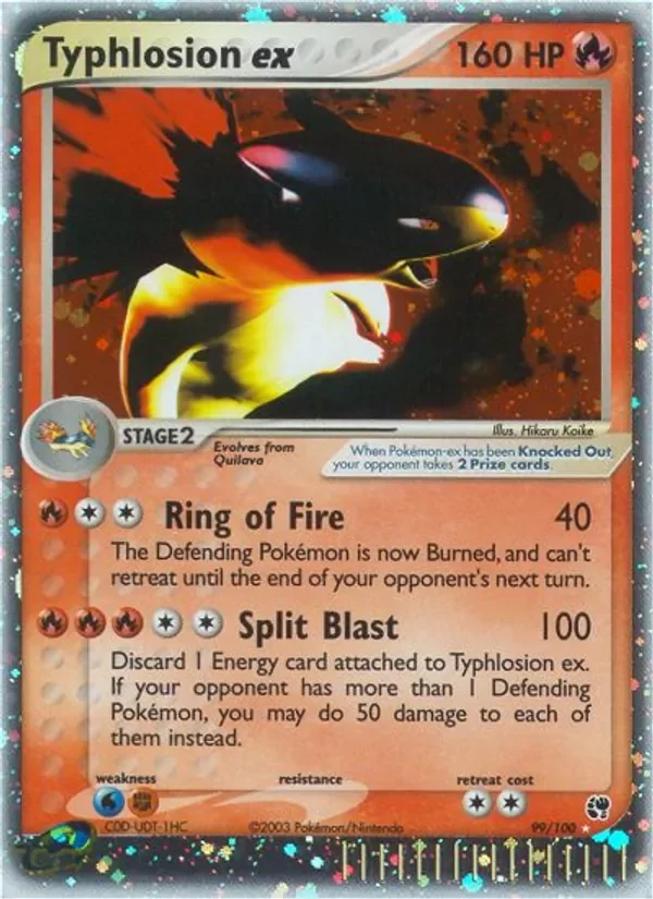 Typhlosion ex - Holo