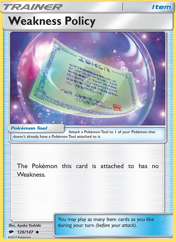 Weakness Policy - Non-holo
