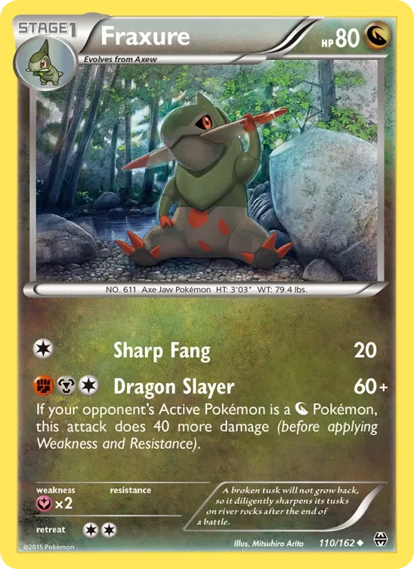 Fraxure - Non-holo