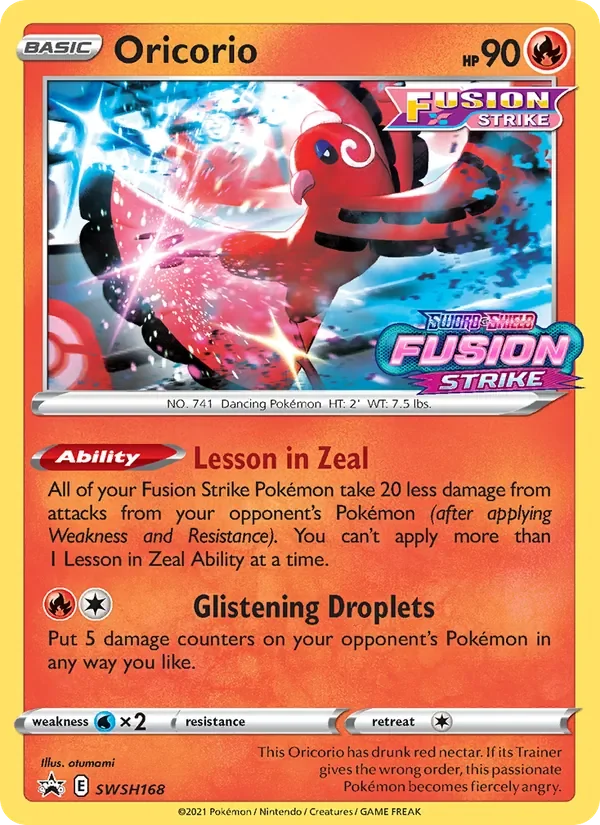 Oricorio - Holo - Set Logo