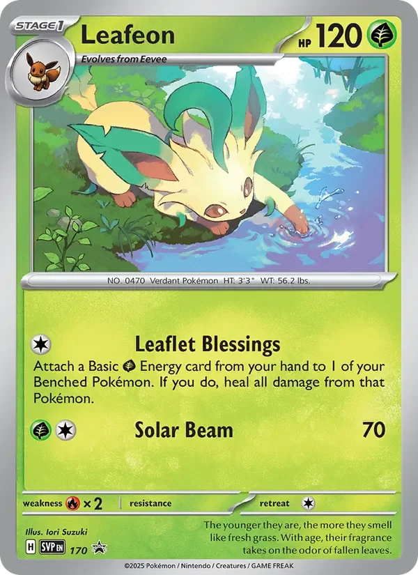 Leafeon - Holo - Cosmos