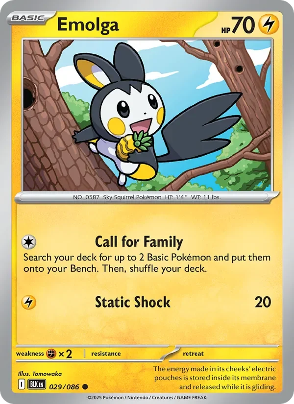 Emolga - Non-holo