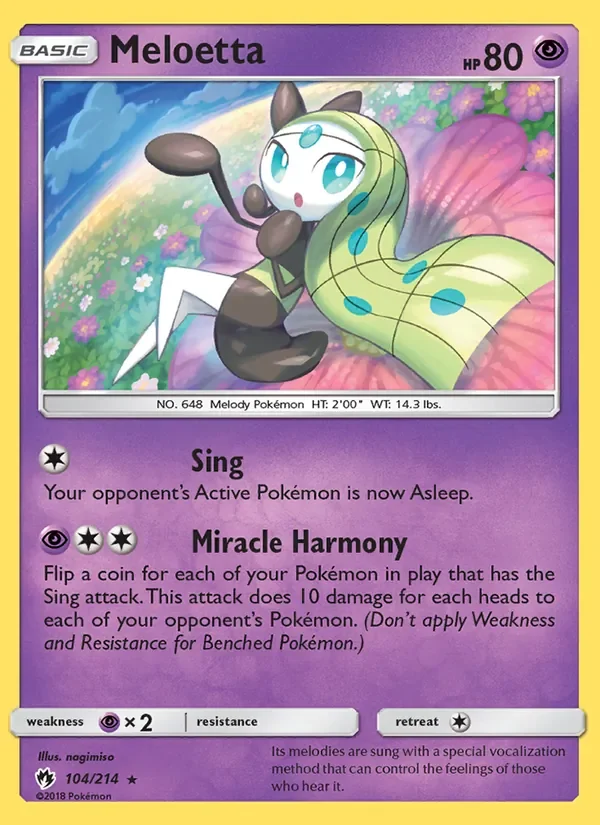 Meloetta - Non-holo