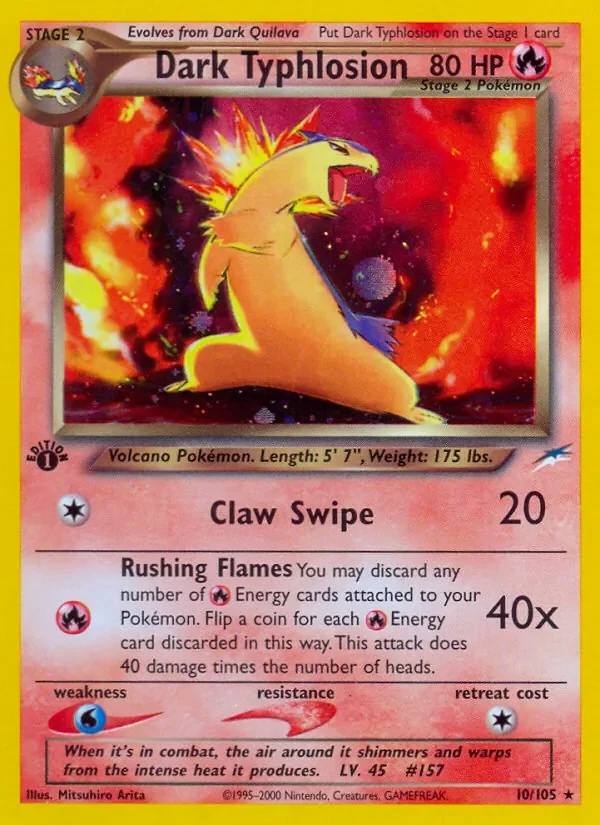 Dark Typhlosion - Holo