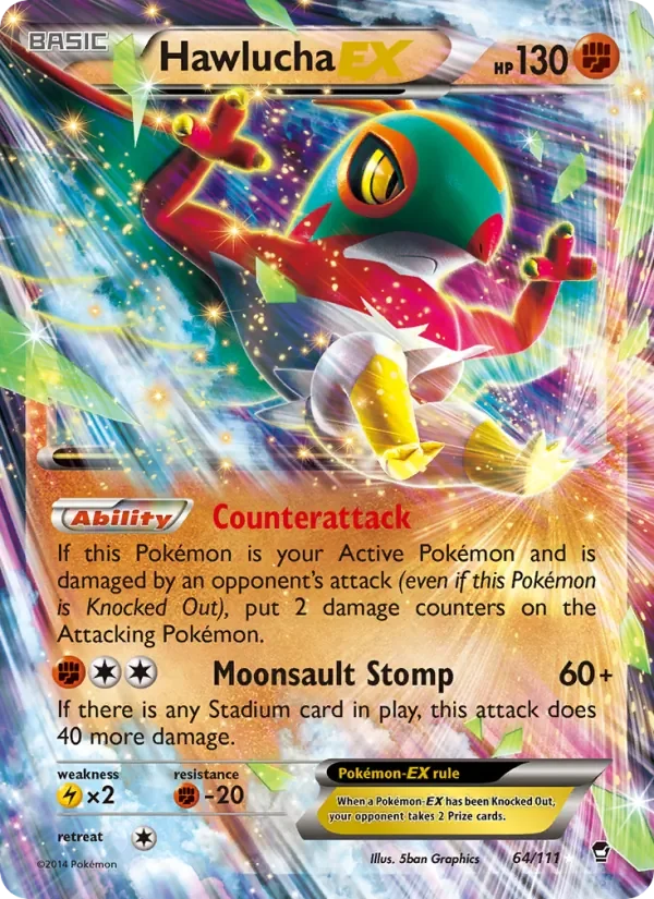 Hawlucha EX - Non-holo