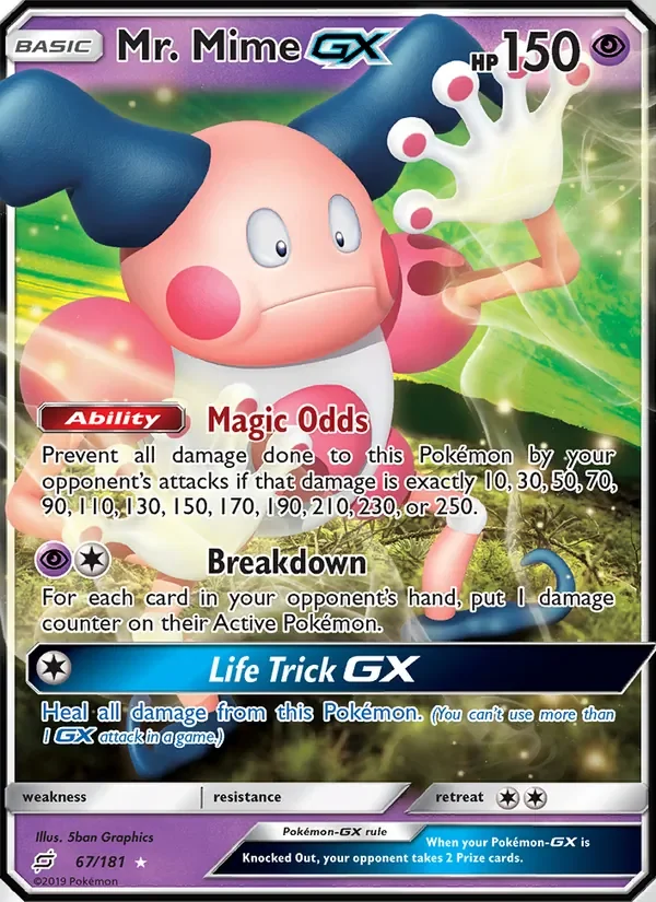 Mr. Mime GX - Non-holo