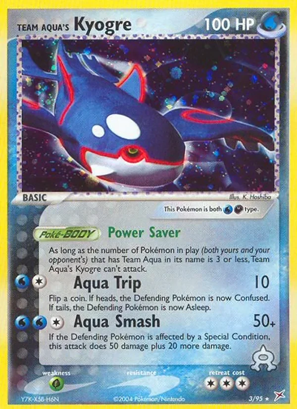Team Aqua's Kyogre - Non-holo