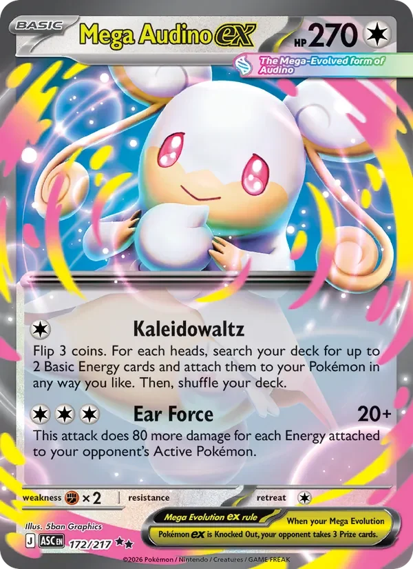 Mega Audino ex - Holo