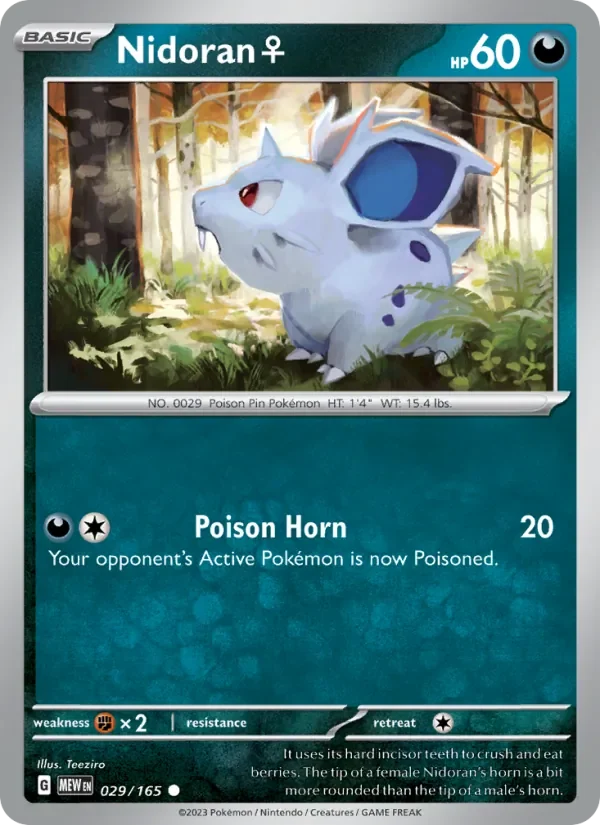 Nidoran♀ - Non-holo