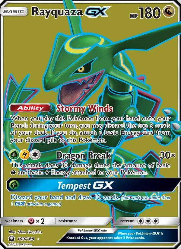 Rayquaza GX - Non-holo