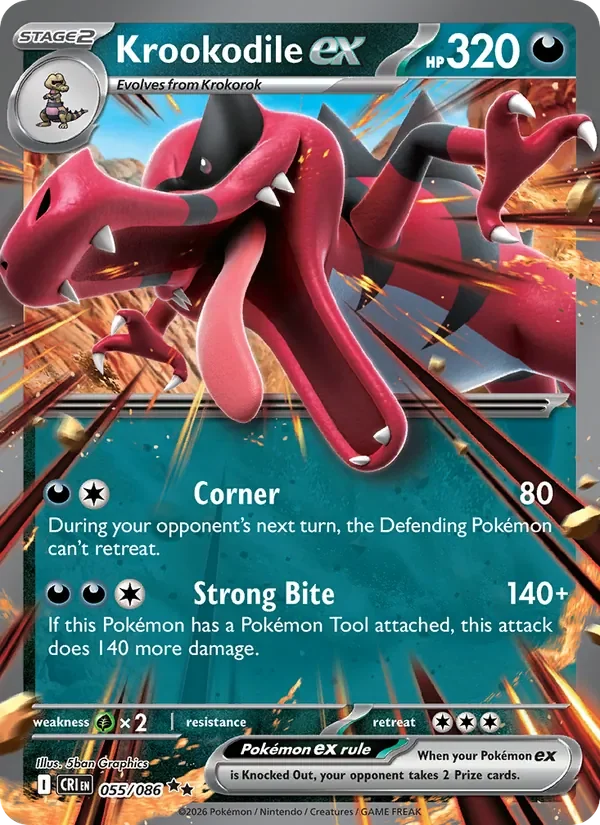 Krookodile ex - Holo