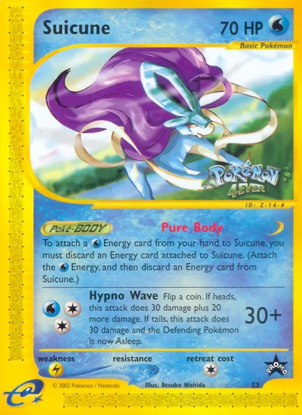 Suicune - Non-holo - Pokemon 4 Ever