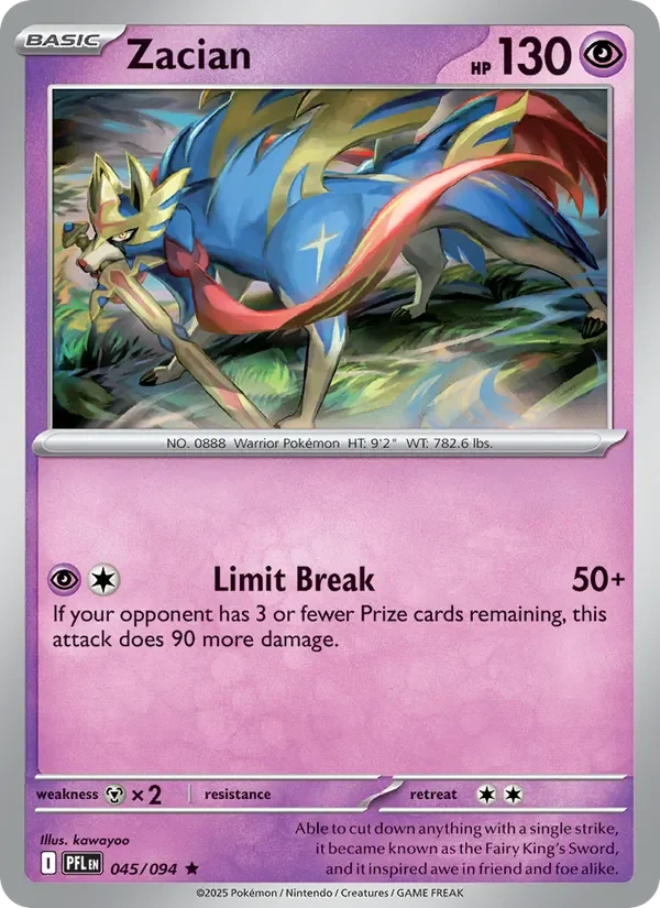 Zacian - Non-holo