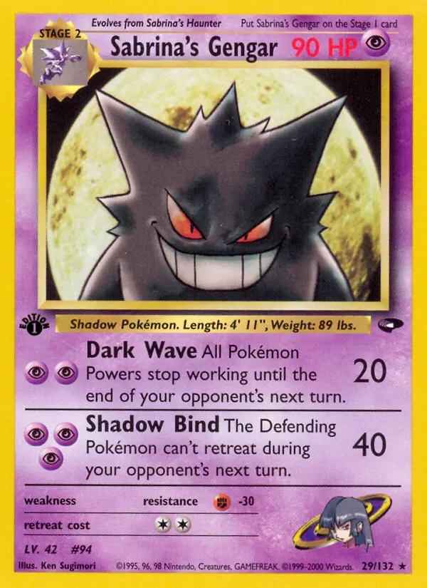 Sabrina's Gengar - Non-holo