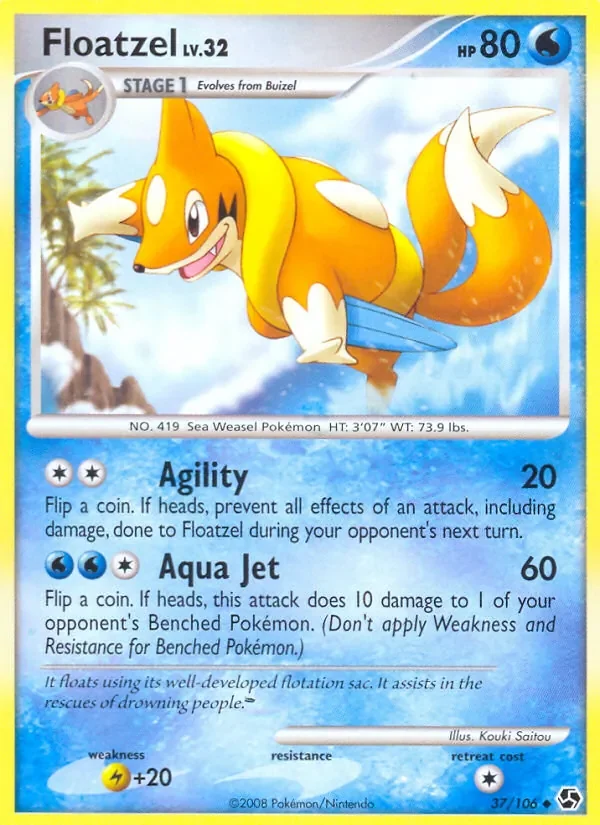 Floatzel - Non-holo