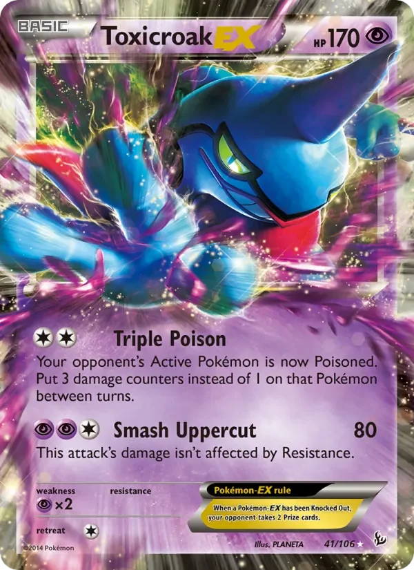 Toxicroak EX - Non-holo