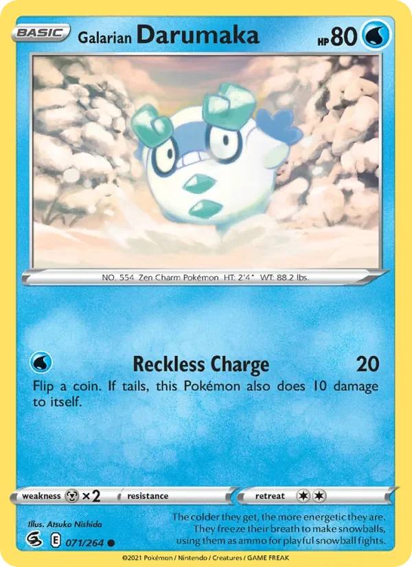 Galarian Darumaka - Non-holo