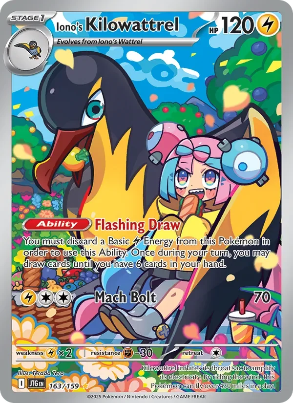 Iono's Kilowattrel - Full Art