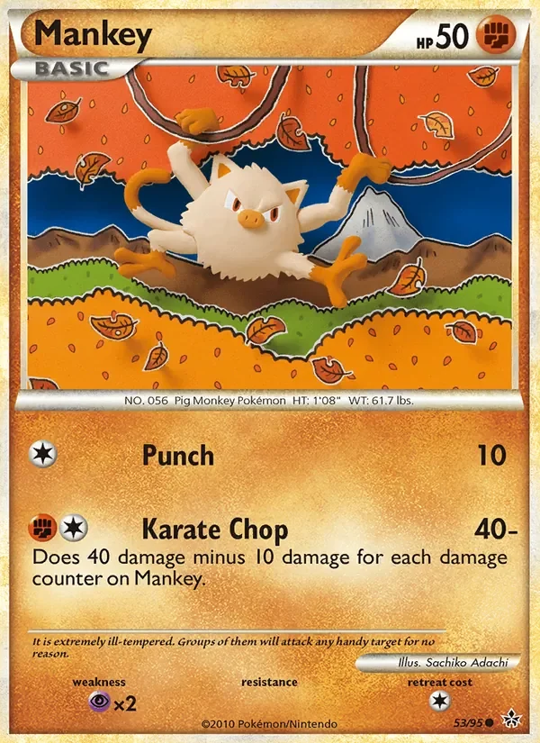 Mankey - Non-holo