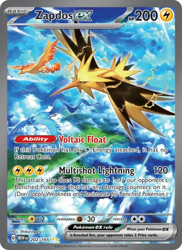 Zapdos ex - Full Art