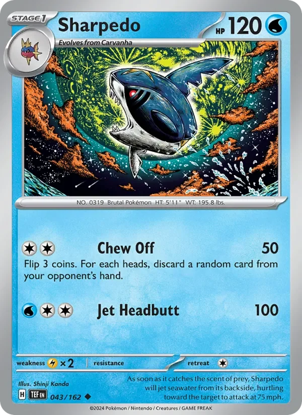 Sharpedo - Non-holo