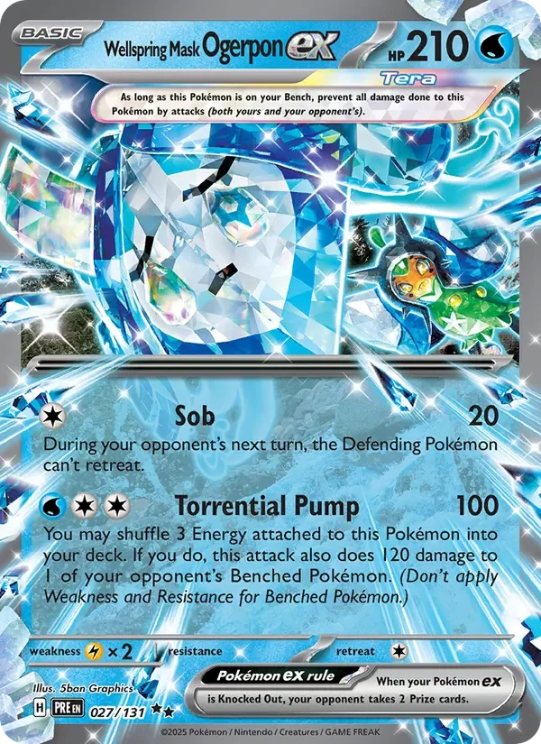 Wellspring Mask Ogerpon ex - Holo