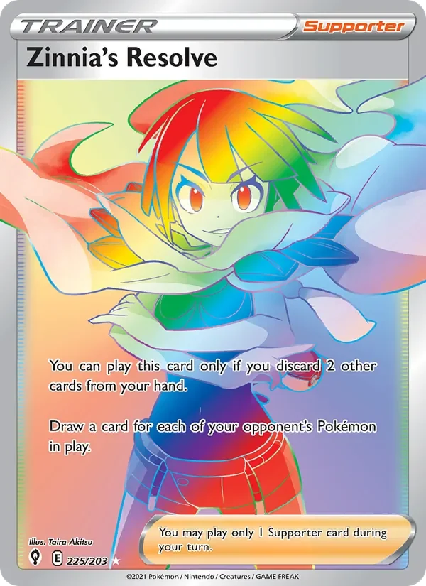 Zinnia's Resolve - Holo - Rainbow