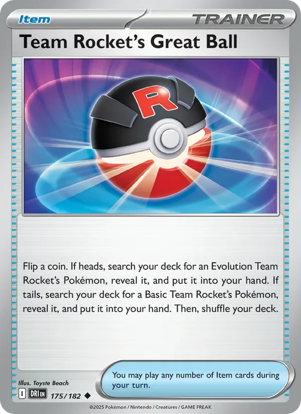 Team Rocket's Great Ball - Non-holo