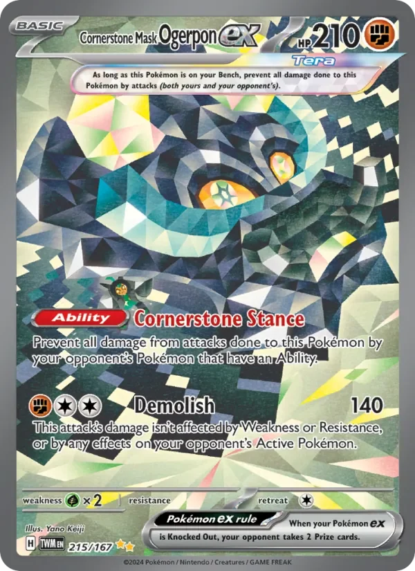 Cornerstone Mask Ogerpon ex - Full Art