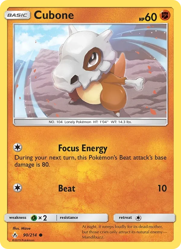 Cubone - Non-holo