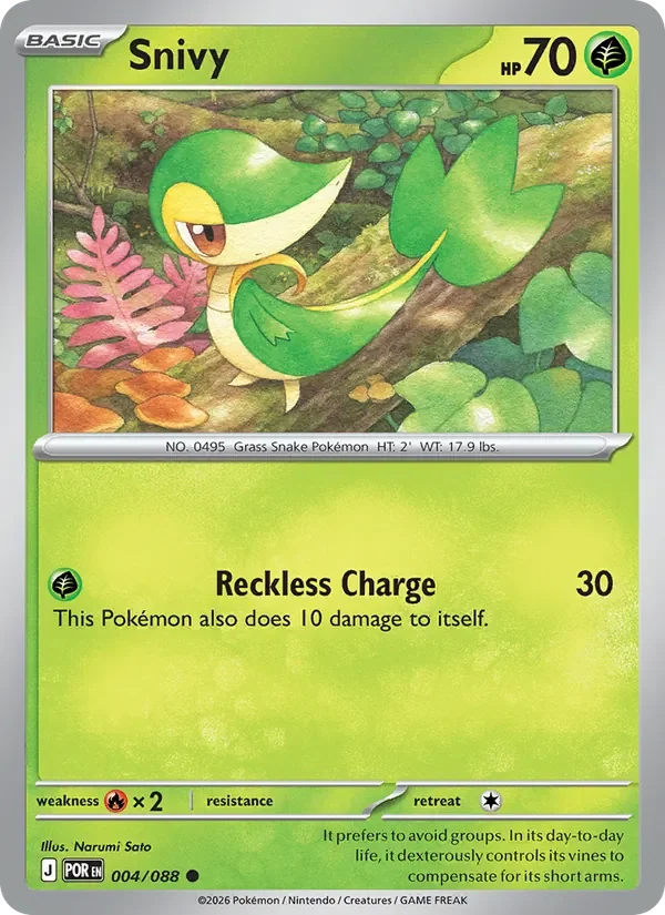 Snivy - Non-holo