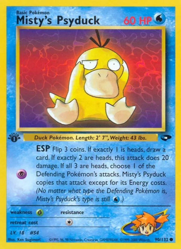 Misty's Psyduck - Non-holo