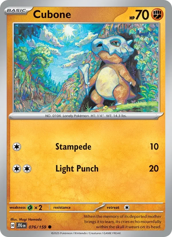 Cubone - Non-holo