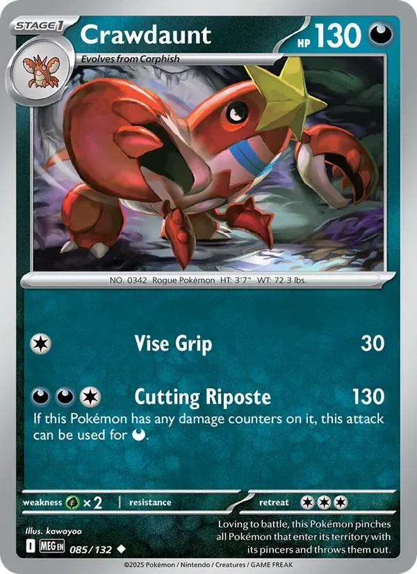 Crawdaunt - Non-holo