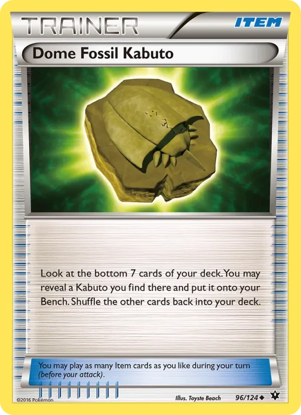 Dome Fossil Kabuto - Non-holo