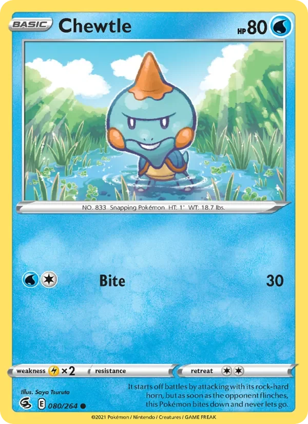 Chewtle - Non-holo