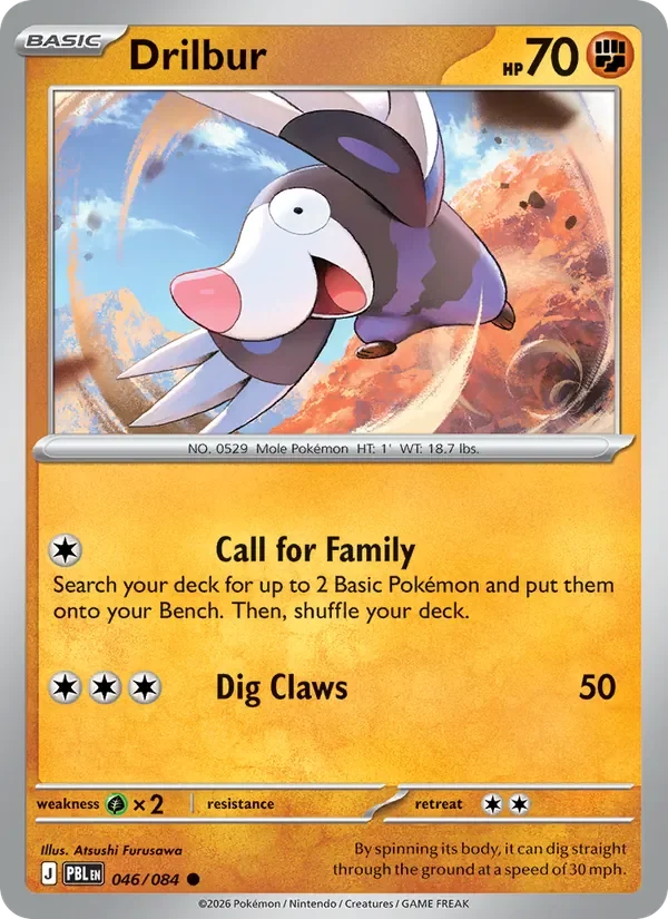 Drilbur - Non-holo